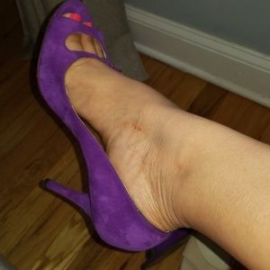 Dolce and Gabbana Peep Toe Pumps.